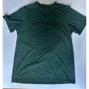Merrell Men's Short Sleeve Green T-Shirt Size M